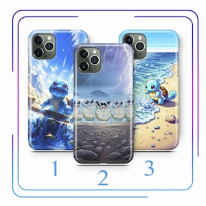 Squirtle A2 Phone Case Cover For Apple iPhone 11 12 13 14 15 16 e PRO PLuS MiNI MAX Models Cartoon Animal Hero From A Ball Gotta Catch Em