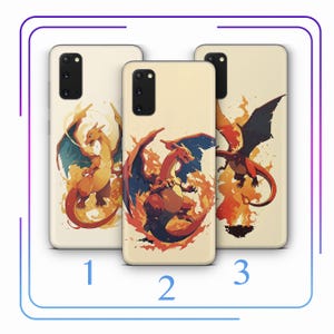Charizard A3 Phone Case Cover For Samsung Galaxy S10 S20 S21 S22 S23 S24 FE S25 Plus Ultra Model Cartoon Animal Hero From A Ball Gotta Catch