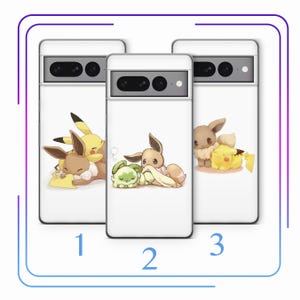 Eevee A1 Phone Case Cover For Google Pixel 6 6A 7 7A 8 8A 9 9A Pro XL Models Cartoon Animal Hero From A Ball Gotta Catch Em All