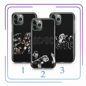 ACDC A4 Phone Case Cover For Apple iPhone 11 12 13 14 15 16 e PRO PLuS MiNI MAX Models Australian Rock Music Band Ac/Dc Ac Dc Hard Rock
