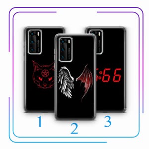 Teufel A3 Telefon Fall Abdeckung für Huawei P9 P10 P20 P30 P40 Lite PRO Plus LG G5 G6 Modelle Satan Pentagram 666 Diabalo Demon Hell Dark Spirit