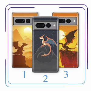 Charizard A2 Phone Case Cover For Google Pixel 6 6A 7 7A 8 8A 9 9A Pro XL Models Cartoon Animal Hero From A Ball Gotta Catch Em All