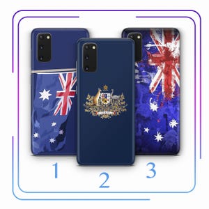 Australian Flag A4 Phone Case Cover For Samsung Galaxy S10 S20 S21 S22 S23 S24 FE S25 Plus Ultra Models Aussie Flag Of Australia Union Jack