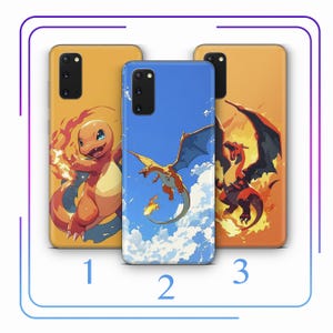Charizard A5 Phone Case Cover For Samsung Galaxy S10 S20 S21 S22 S23 S24 FE S25 Plus Ultra Model Cartoon Animal Hero From A Ball Gotta Catch