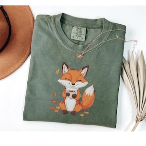 Cozy Fox Coffee Tee