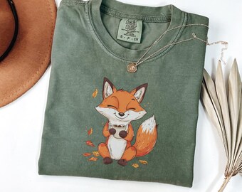 Cozy Fox Coffee Tee
