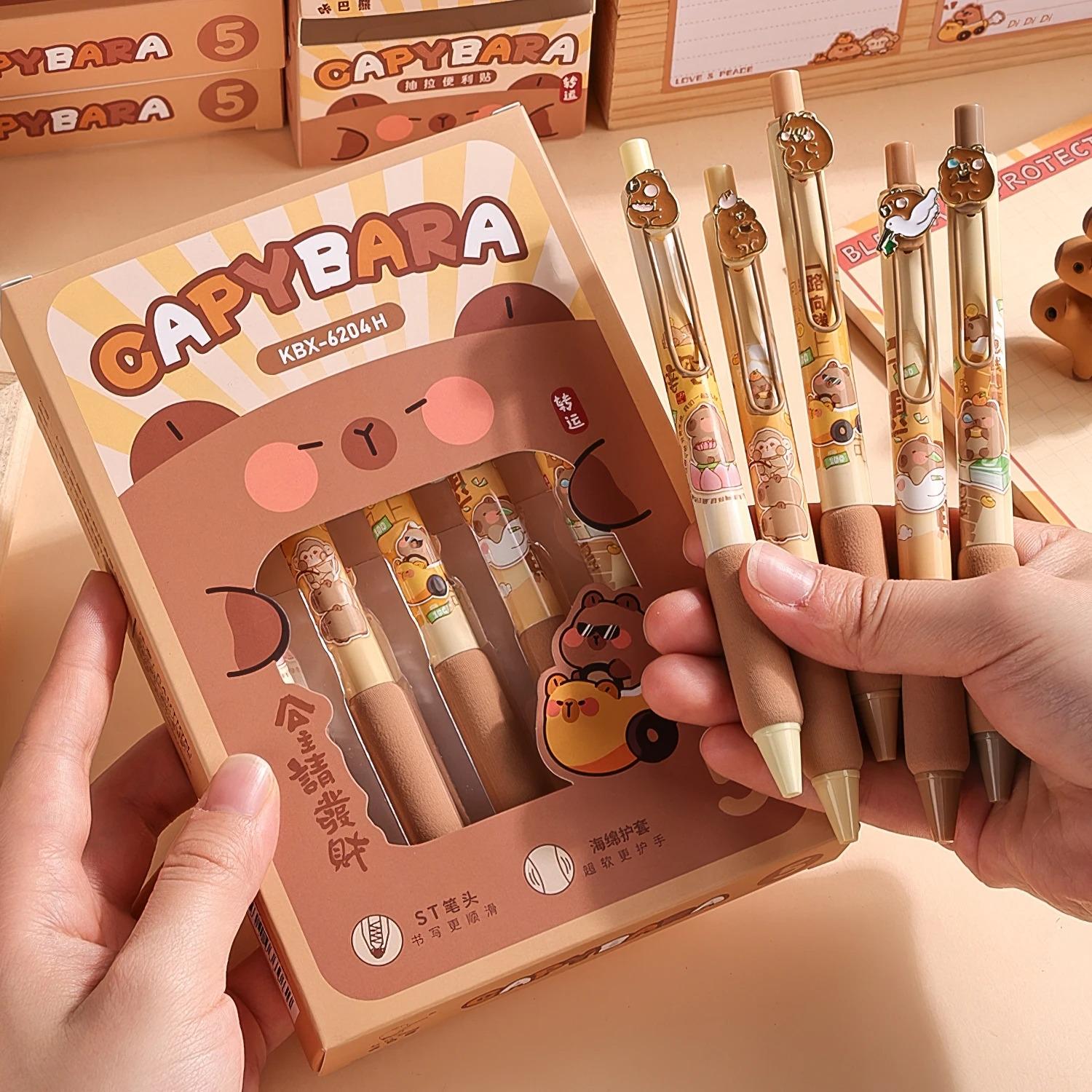 Borradores Escolares YIJIESHIYU Cute Capybara Retractable