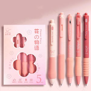 5 Stück/Los Dreamy Cloud Grip Gel Stifte Set || Erhöhen Sie Ihr Schreiberlebnis mit Soft-Touch-Komfort