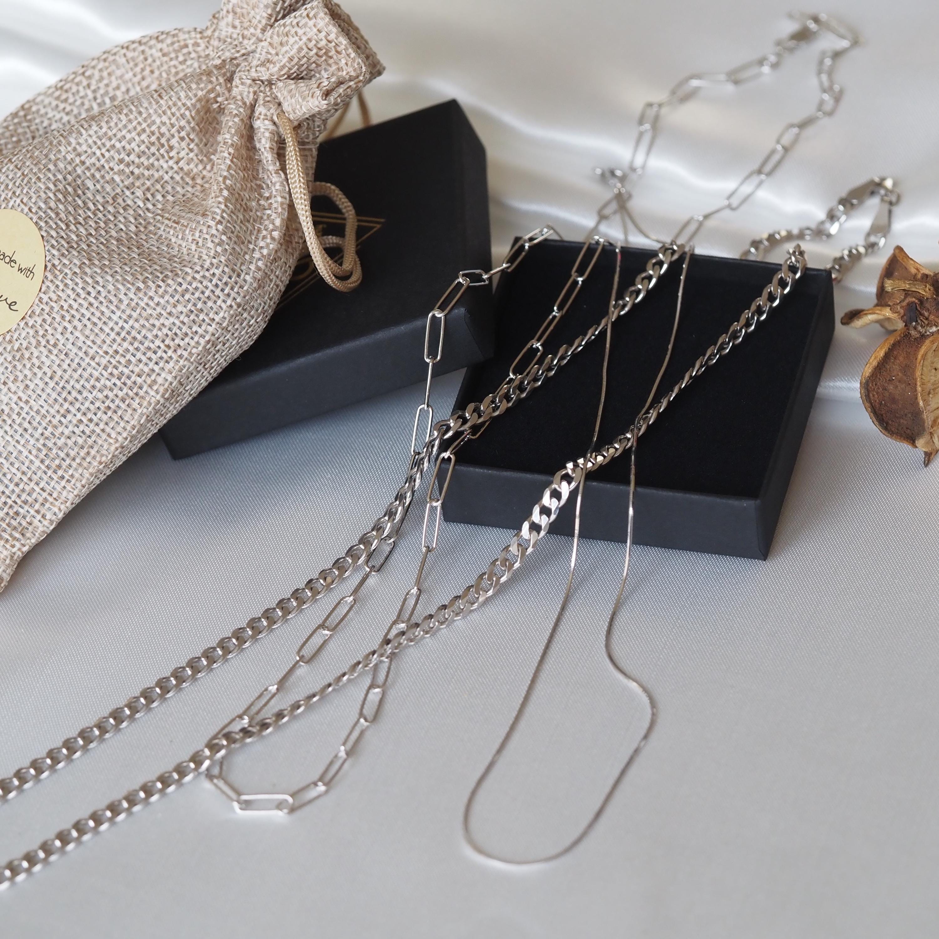 925 Sterling Silver Chain 20 In 4mm Rolo Belcher Chain Necklace - 925 Sterling Silver, Various Lengths 16" To 30" 24 In Silver Chain