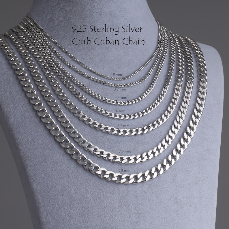Cuban Women's Necklace Silver Chain - The Silver Essence