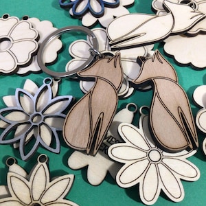 Mega Keyring Bundle. Laser cut Keychain files Keychain Collection Digital File Only