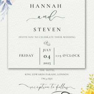 Wedding invitations