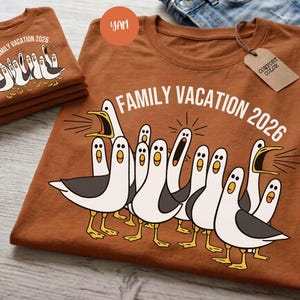Comfort Colors® Family Vacation 2026 Goose Shirt Funny Family Trip Tee Matching Family Vacation Shirts Group Travel Tee Vacation Crew image 7