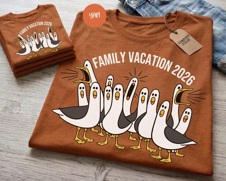 Comfort Colors® Family Vacation 2026 Goose Shirt Funny Family Trip Tee Matching Family Vacation Shirts Group Travel Tee Vacation Crew image 7