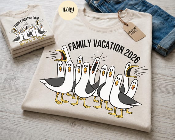 Comfort Colors® Family Vacation 2026 Goose Shirt Funny Family Trip Tee Matching Family Vacation Shirts Group Travel Tee Vacation Crew
