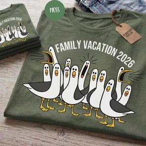 Comfort Colors® Family Vacation 2026 Goose Shirt Funny Family Trip Tee Matching Family Vacation Shirts Group Travel Tee Vacation Crew image 6