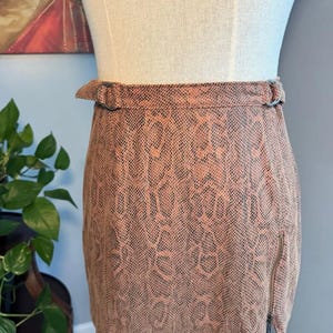 Free People Midnight Magic Snake Print Mini Skirt image 6