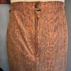 Free People Midnight Magic Snake Print Mini Skirt image 3