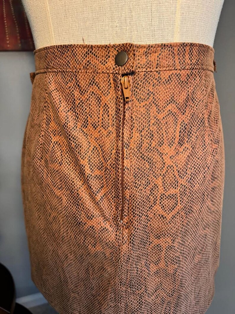 Free People Midnight Magic Snake Print Mini Skirt image 3