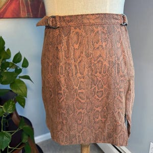 Free People Midnight Magic Snake Print Mini Skirt image 8