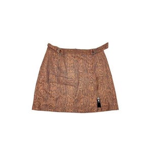 Free People Midnight Magic Snake Print Mini Skirt image 1