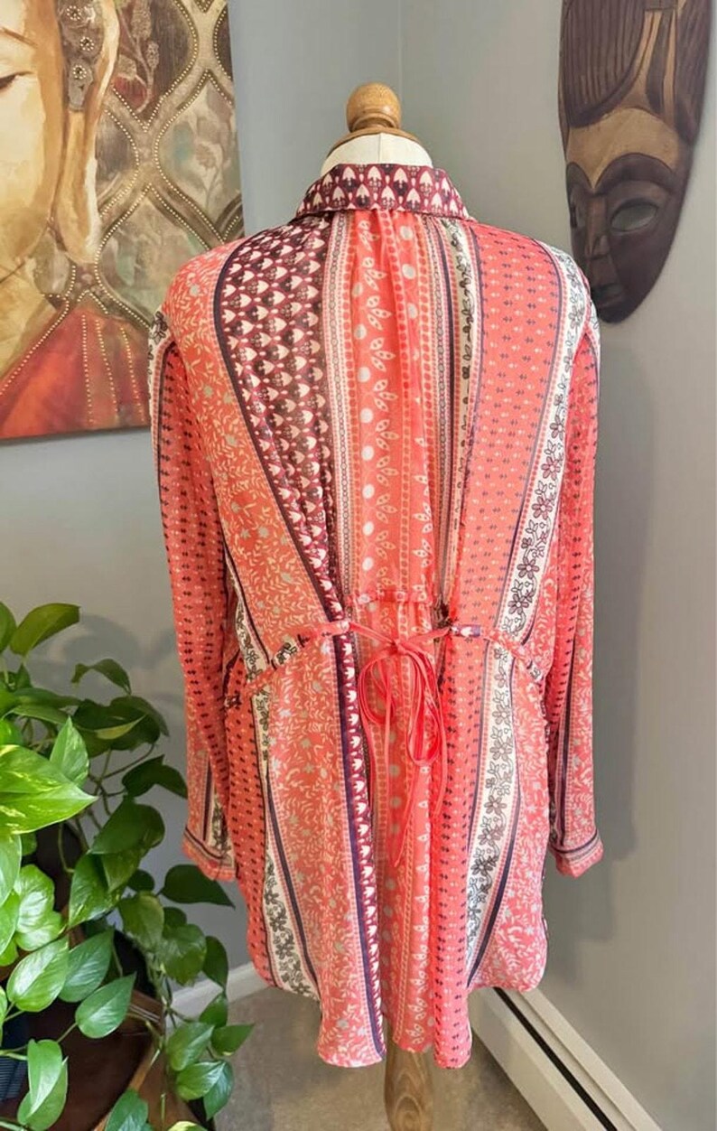 Free People Midnight Mile – Skjortblus med knappar och hög, låg axelbandslös rygg bild 7