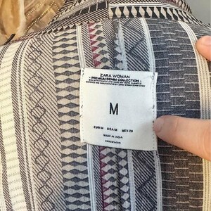 ZARA Boho Tassel Kimono: Tribal Print Cotton Cardigan image 9