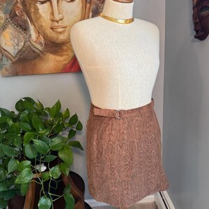 Free People Midnight Magic Snake Print Mini Skirt image 4