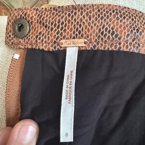 Free People Midnight Magic Snake Print Mini Skirt image 2