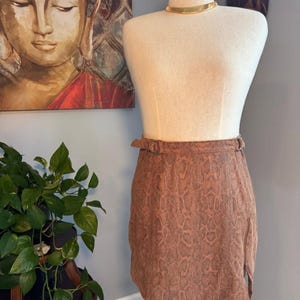Free People Midnight Magic Snake Print Mini Skirt image 9