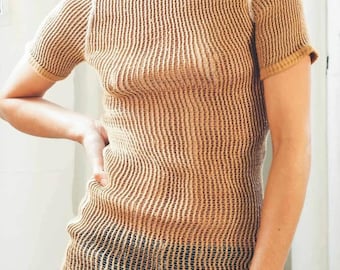 1970’S Czech Military Umber Mesh Tee