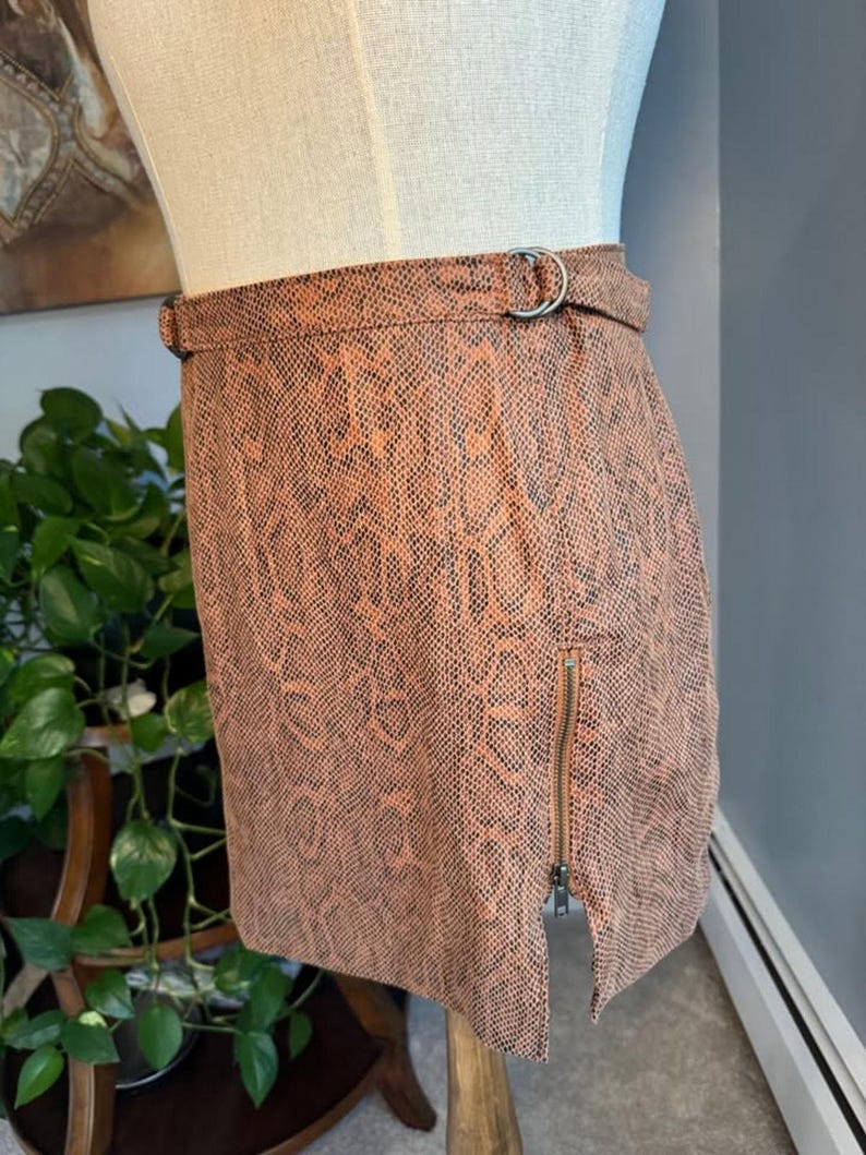 Free People Midnight Magic Snake Print Mini Skirt image 7