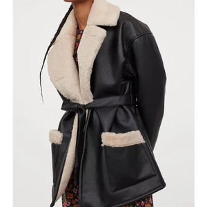 Women Shearling Coat - Sheepskin Long Coat - Genuine Leather Winter  Fur Long Coat - Warm Outwear Fur Lined Women Coat - Gift For Her