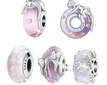 PANDORA (ALE) 本物のデンマーク製 925 シルバー ムラーノガラス