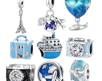 Abalorios de la colección Pandora Silver Travel en plata de ley S925