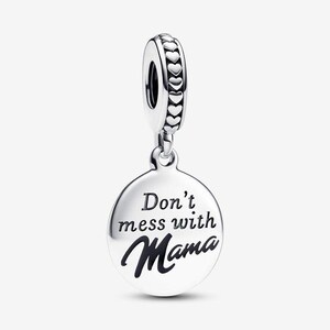 Pandora mama engravable dangle charm - S925 Sterling Silver