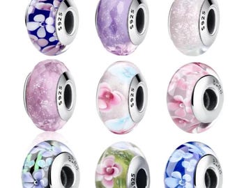 PANDORA (ALE) 本物のデンマーク製 925 シルバー ムラーノガラス