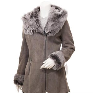 Women Shearling Coat - Sheepskin Long Coat - Genuine Leather Winter  Fur Long Coat - Warm Outwear Fur Lined Women Coat - Gift For Her