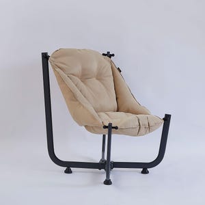 Hamaca plegable para jardín y patio Relax Plus: silla portátil para balcón, terraza y exterior