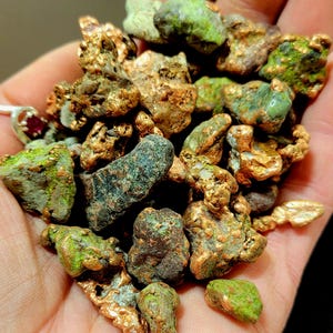 Tumbled Pure Michigan Native Copper Nuggets | (1/4&quot; to 3/8&quot;)