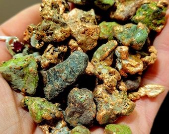 Michigan Native Copper Nuggets | Tumbled, Polished, Grounding Stones