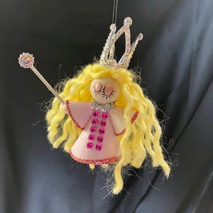 Glinda from Wicked - Handmade ornament (PRICE is for 1 ORNAMENT - Glinda ONLY) Elphaba sold separately!