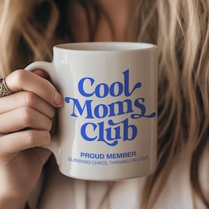 New Mom Mug For Mom, Funny Mom Gift For Mom Friend, Cool Moms Club Mug, New Parent Gift For New Mom Gift, Expecting Mom Gift Baby Shower