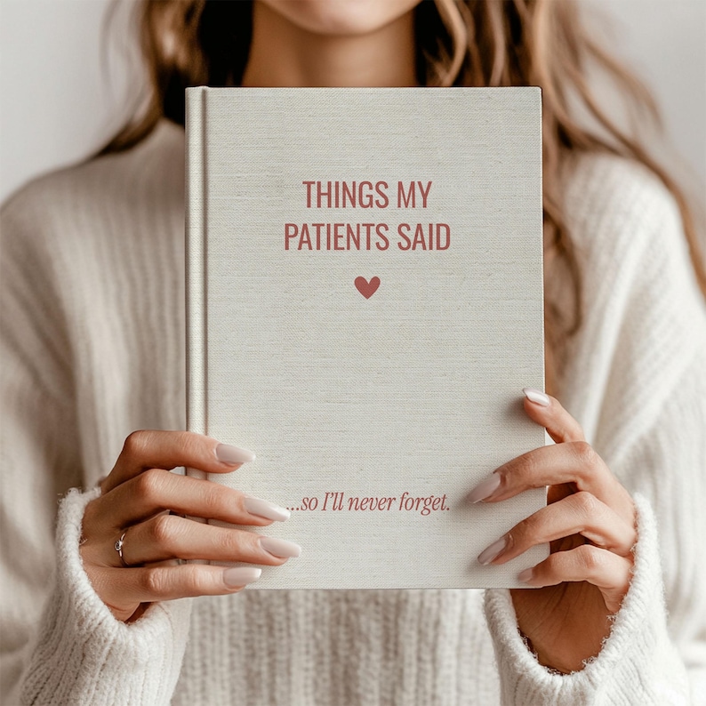 Gift For Nurse Appreciation Gift, RN Graduation Gift, Nursing School Grad Gift for New Nurse Notebook, Nursing Graduate Present, RN gift Coral
