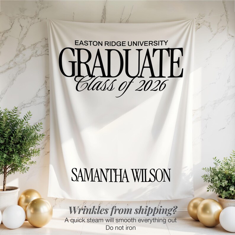 Grade R Graduation Backdrop Sign Graduate Banner Graduation Party Welcome Sign Class of 2027 Banner ...