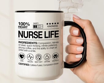 Tazza per regalo di apprezzamento per infermieri, regalo di laurea per infermieri, regalo di laurea in infermieristica per nuovi infermieri, tazza da caffè per laureati in infermieristica