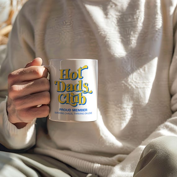 New Dad Mug For Dad Funny Dad Gift For Dad Friend Hot Dads Club Mug Fathers Day Gift For New Dad Gift First New Parent Gift For Baby Shower