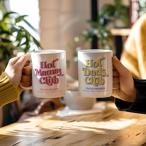 New Dad Mug For Dad Funny Dad Gift For Dad Friend Hot Dads Club Mug Fathers Day Gift For New Dad Gift First New Parent Gift For Baby Shower image 2