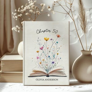 50th Birthday Gift Personalized Birthday Journal Fiftieth Birthday Notebook Custom Birthday Book 50 Year Old Birthday Gift Bday Guest Book image 7