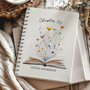 50th Birthday Gift Personalized Birthday Journal Fiftieth Birthday Notebook Custom Birthday Book 50 Year Old Birthday Gift Bday Guest Book Softcover Spiral